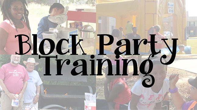 Block Party Training Seminar - North Arkansas Baptist Association