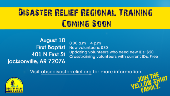 Disaster Relief Training at First Baptist, Jacksonville