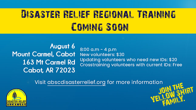 Disaster Relief Regional Training at Mt. Carmel