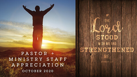 2020 Pastor Staff Appreciation Month